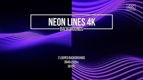Neon Lines | Videohive Project Templates