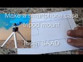 Make a smartphone tripod mount