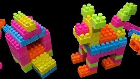 🥰Satisfying DIY Dog ,House ASMR building blocks/blocks game/lego blocks #asmr #asmrsounds 🥰