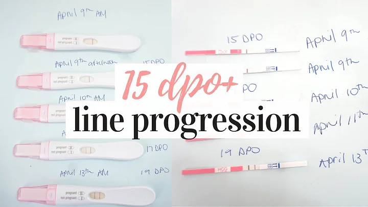 PREGNANCY TEST LINE PROGRESSION 2019 | NO POSITIVE UNTIL 15 DPO