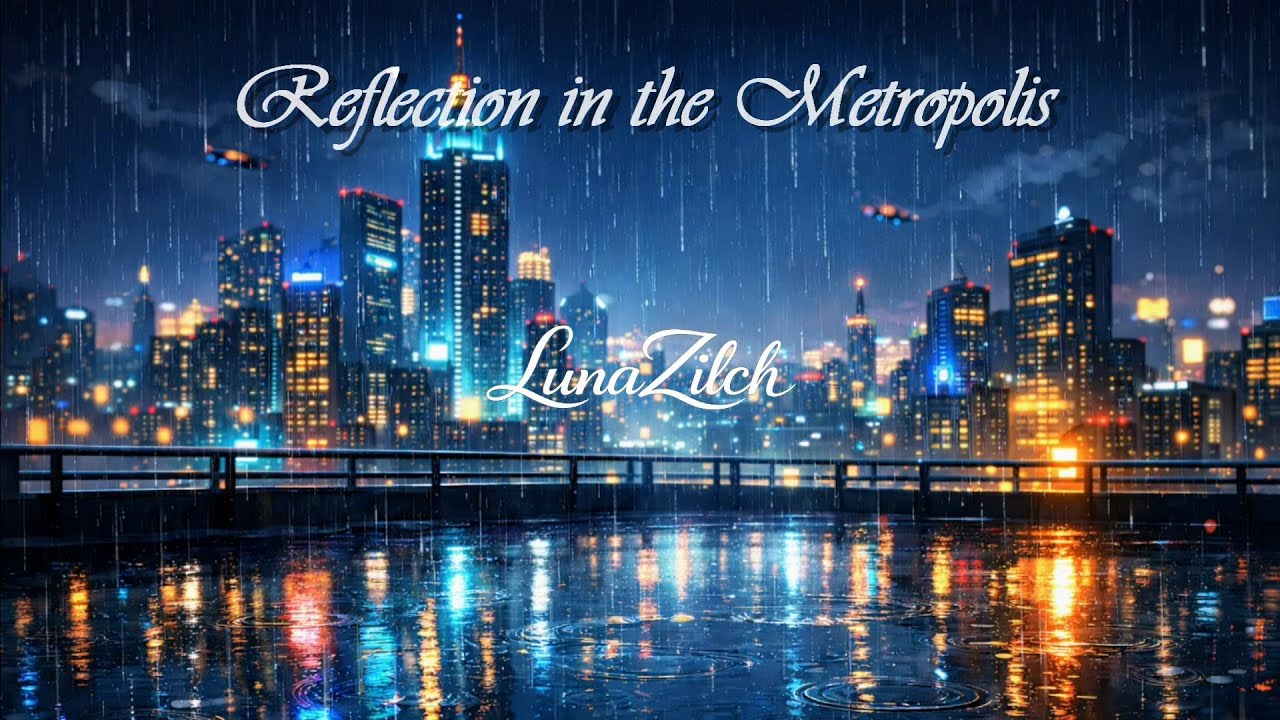 Reflection in the Metropolis | 3 Hour Deep Ambient Rain & Neon Vibes (No Vocals) - 都会の雨と静寂