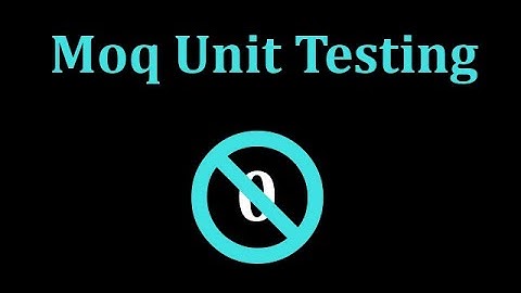 Non-Zero Days: Moq Unit Tests