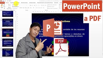 Cómo convertir un archivo de PowerPoint a PDF