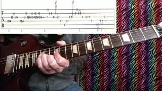 How to Play - "WATCHING OVER" w. tabs - GRETA VAN FLEET guitar lesson