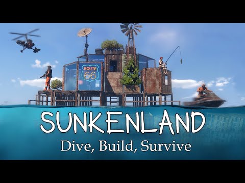 Видео: Посмотрим что, там такого сотварили разрабы с картой "Dreadville" / Sunkenland / v0.2.13
