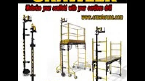 Motorized Scaffold moving device by Crawler The original powered scaffolding.