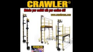 Motorized Scaffold moving device by Crawler The original powered scaffolding.