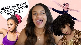 REACTING TO OLD DANCE MOMS ROUTINES | NIA SIOUX