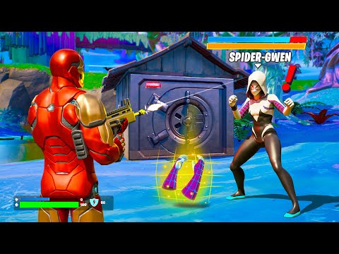 NEW Spider Gwen BOSS in Fortnite Season 4