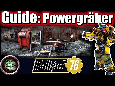 Fallout 76 Guide (немецкий;многоязычные субтитры)Miner Miracles Quest экскаватор Power Armor Station