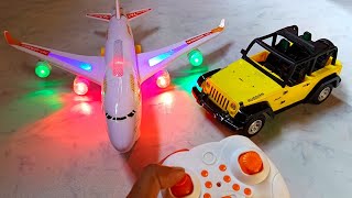 Battary oparated Airbus rc sport car rc rock crawler car😲 unboxing review test 2024