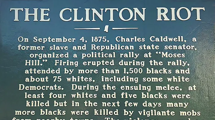 THE CLINTON MISSISSIPPI RIOT 1875