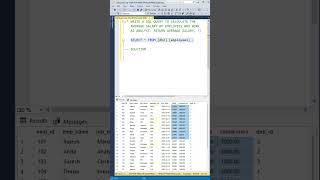 Avg Salary in SQL | SQL tutorial | SQL tutorial for beginners | #sql #database #sqlserver #tamil