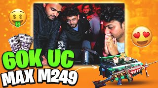 60,000 UC MAX M249 SKIN ft. WHOLE HYDRA CLAN! 😍😱 - BEST CRATE OPENING EVER IN BGMI!