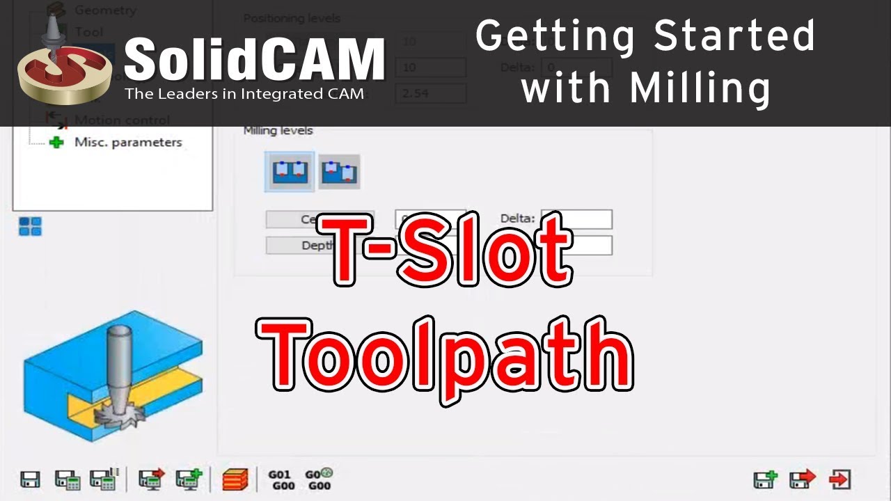 SolidCAM - T-Slot