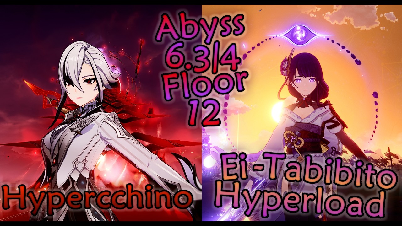 Arlecchino Hyper & Raiden Shogun Hyperload | Spiral Abyss 6.3/6.4 (Genshin Impact)
