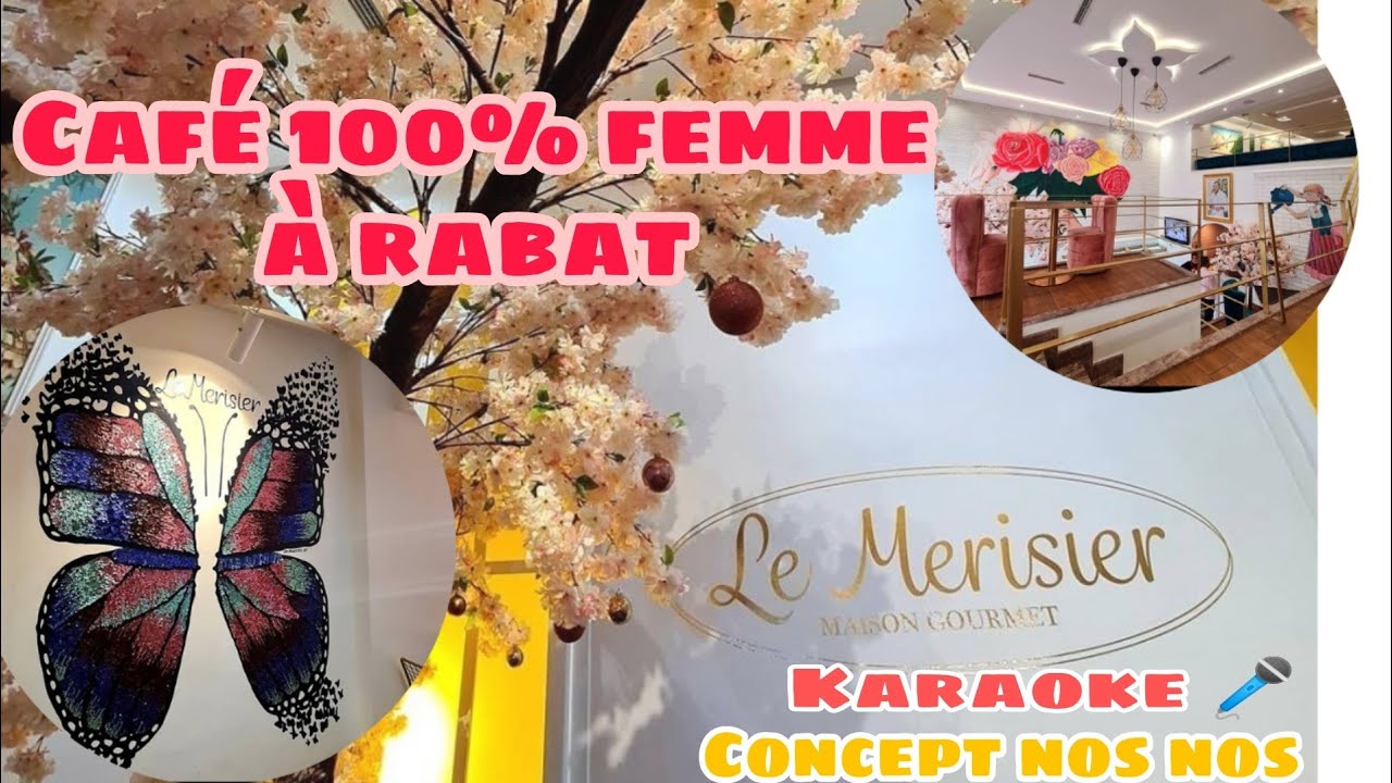 Café Le merisier🌸 #rabat / new concept nos nos 🥗🍕/ 📸 مقهى للصور انستغرامية بالرباط