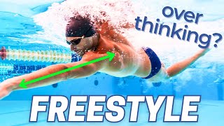 How to swim freestyle for BEGINNERS | step-by-step, slo-mo, dryland