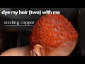 dying my hair copper