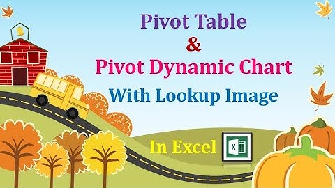 Pivot Table and Pivot Chart with Lookup Image