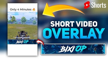 Make This Amazing 3D Short Overlay In just 4 minutes 🔥