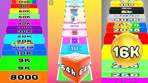 Jelly Run 2048 vs Number Ball 3D Merge Master vs Number Run Race 3 in one Gameplay #ballgamezone