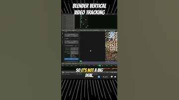 Tracking Vertical Video Blender 3.4 #blender
