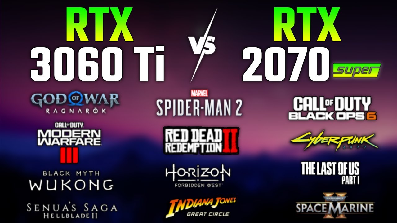 RTX 3060 Ti vs RTX 2070 SUPER in 2025 | Test in 12 Games | 1440p - YouTube