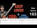 Easy lover phil collins  philip bailey  how to play bass groove cover with score  tab lesson