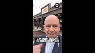 California governor candidate amazed after first Cracker Barrel experience