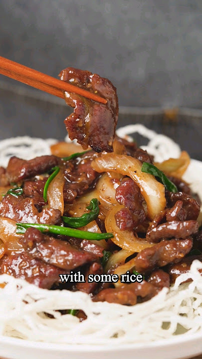 Mongolian Beef JUST like Chinese Takeout!