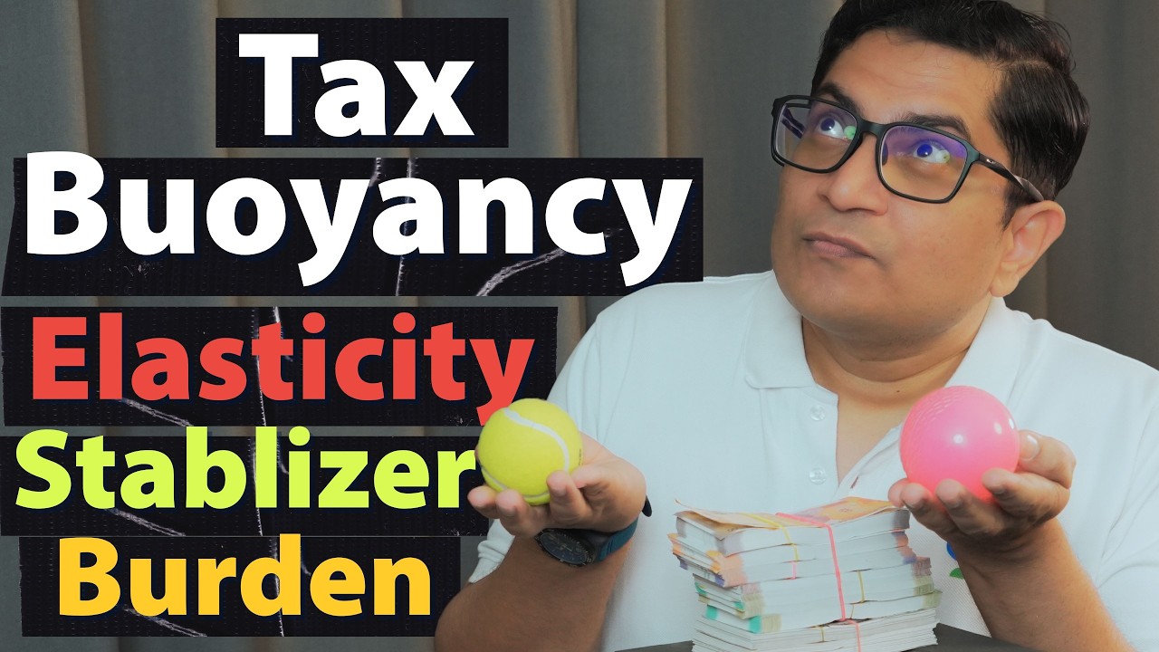 Economy Terms: Tax Buoyancy, Elasticity, Automatic Stabilizer, Forward  Backward shifting Tax Burden
