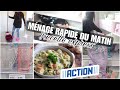 Magnifique arrivage action  mnage rapide du matin  recette au cookeo