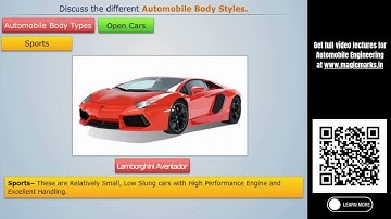 Understand Different Automobile Body Styles | Automobile Engineering