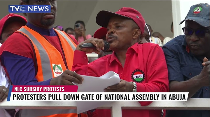 Protesters Pull Down Gate of National Assembly in Abuja