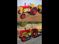 Metal Tractor Model with a Trailer VS Tractor from Game - The tractors are great | Wind up Tractor🚜