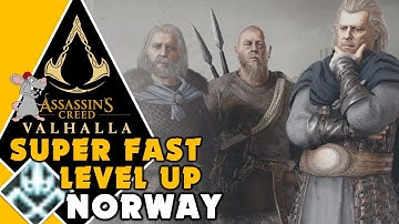 Assassins Creed Valhalla How To Level Up Quickest Way! Every Mystery Quest In Norway