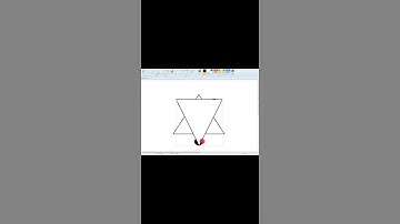How to Draw Design Triangle in MS paint