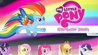 mlp 🦄 rainbow 🌈 runners 🐎 epic color 🎨 rush with 👑 rainbow dash ✨