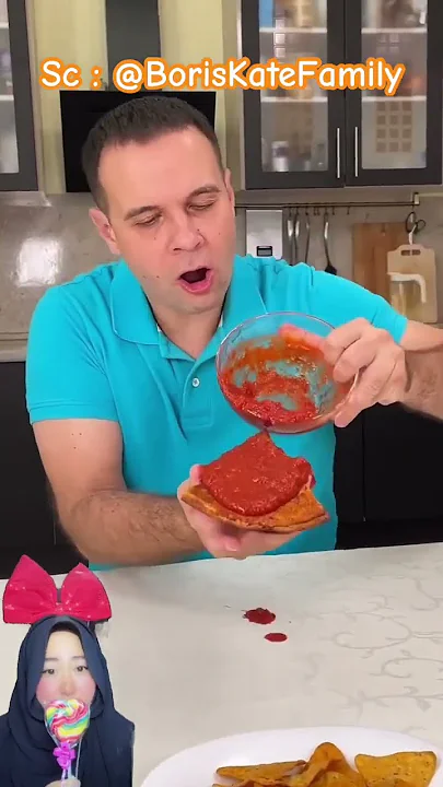 PAPA AMBIL SEMUA SAUS MAMA UNTUK MAKAN PIZZA ⁉️? @BorisKateFamily #shorts #funny #dubbing