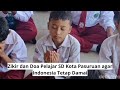 Zikir dan Doa Pelajar SD Kota Pasuruan agar Indonesia Tetap Damai