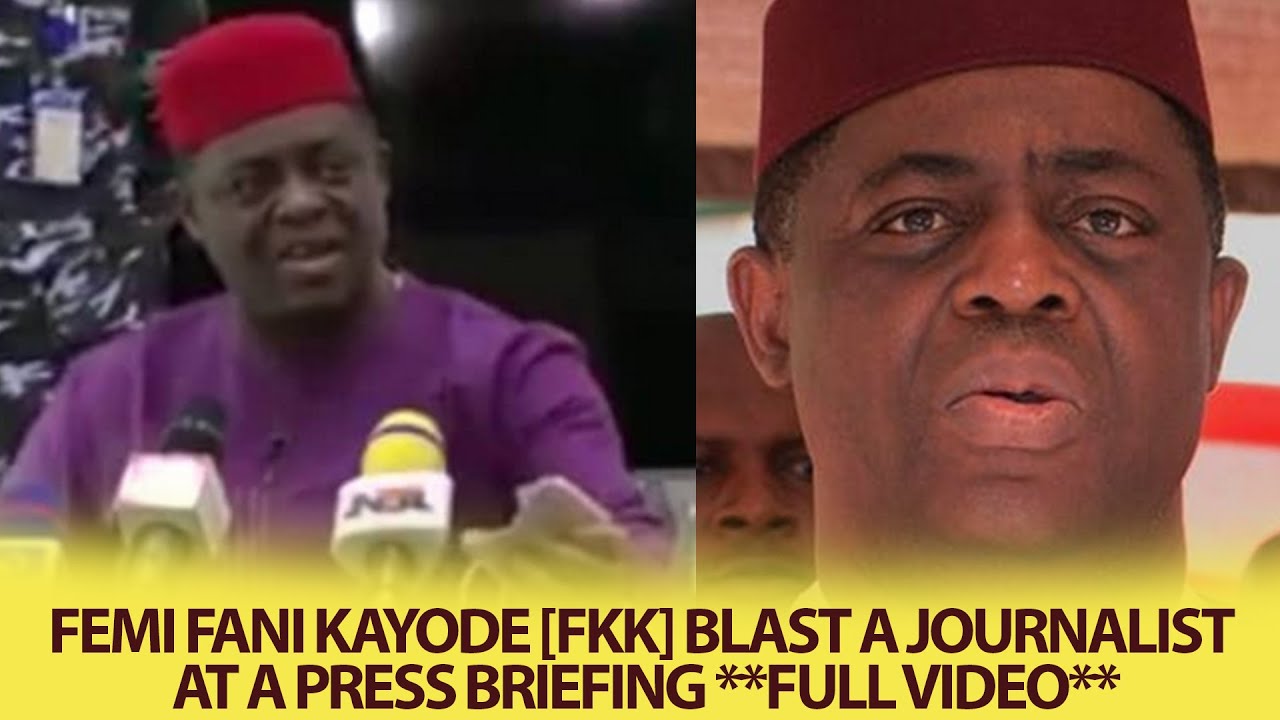 FEMI FANI KAYODE BLAST A JOURNALIST | MUST WATCH| FFK BANKROLLING : DAILY TRUST REPORTER EYO CHARLES