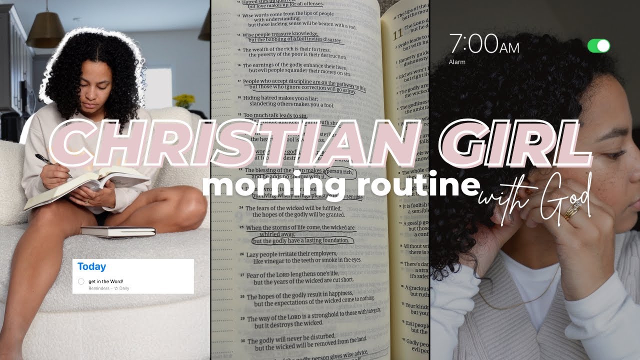 My quiet time routine with God | Christian girl morning routine - YouTube