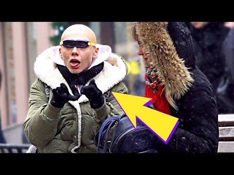ПИКАП ОТ ЛЫСОЙ ЛЕСБИЯНКИ / ПРАНК (реакция людей на девушку)