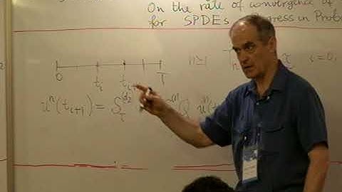 Istvan Gyongy (Uni. of Edinburgh)/ Numerical methods for stochastic partial differential equations 6