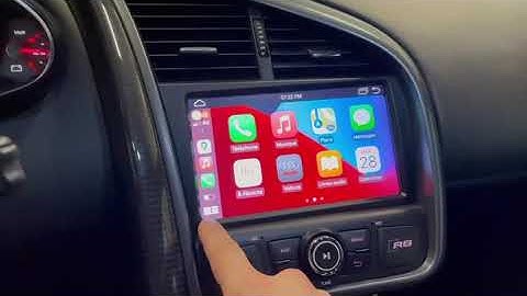 Apple Carplay Audi R8 www.mister-gps.com