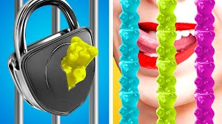 GO TO CANDY JAIL! How To Sneak Food Anywhere! Sneak Candy Into Jail, School, Movies by Crafty Panda