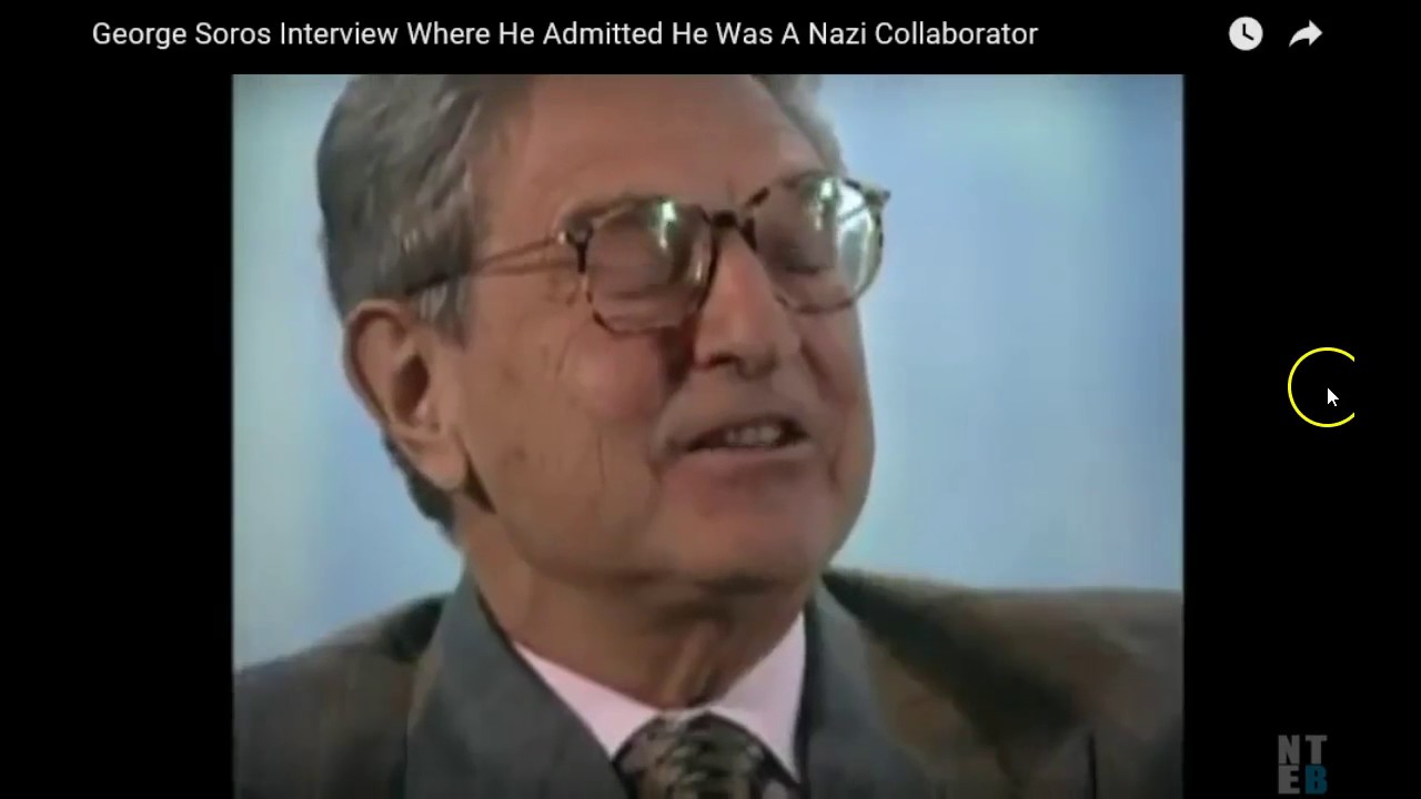 George Soros admitted he was a Nazi Collaborator!