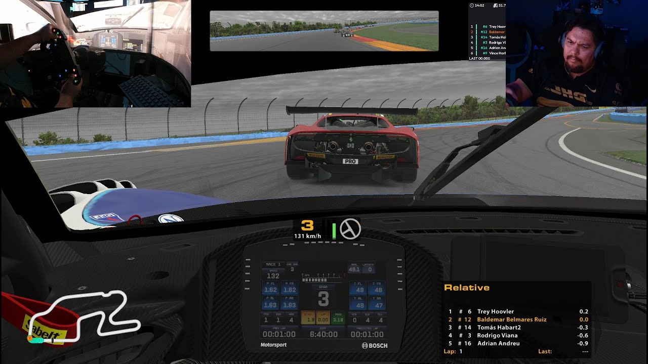 iRacing-Primera Victoria Ferrari 296 Licencia D