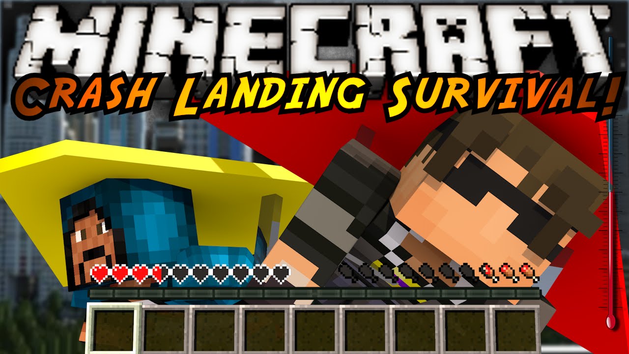 Minecraft Modded Crash Landing Gliding To The City Youtube Minecraft Modded Crash Landing Gliding To The City Youtube